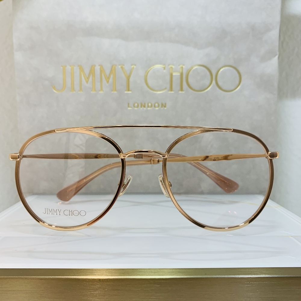 JIMMY CHOO Model JC230 Glasses in Rose Gold